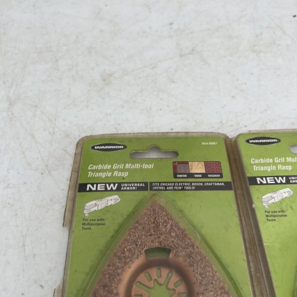 Warrior Carbide Grit Multi-tool Triangle Rasp Grinding Grout - Picture 3 of 10